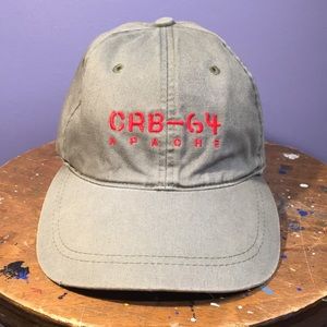 Canyon River Blues Apache hat 6 panel adjustable back strap cap faded green
